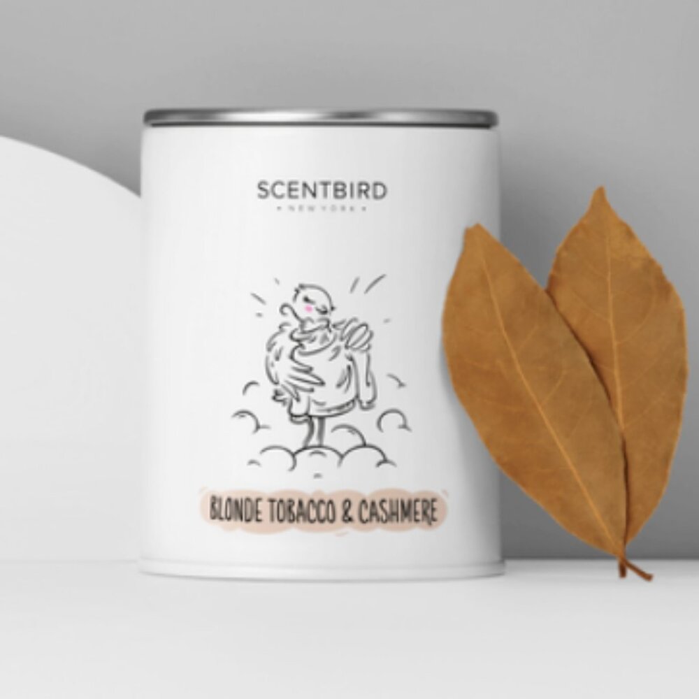 SCENTBIRD Blonde Tobacco & Cashmere Candle - NEW